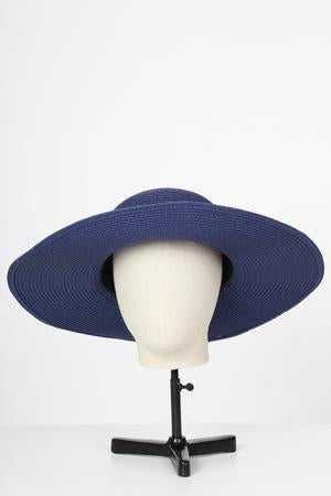 Strandhut Me Lady Hat navy - Gluecksboutique®