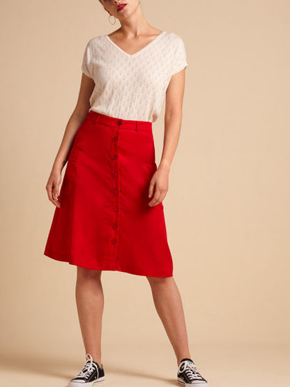 Fifi Skirt Uni Tencel Woven Rock King Louie - Gluecksboutique®