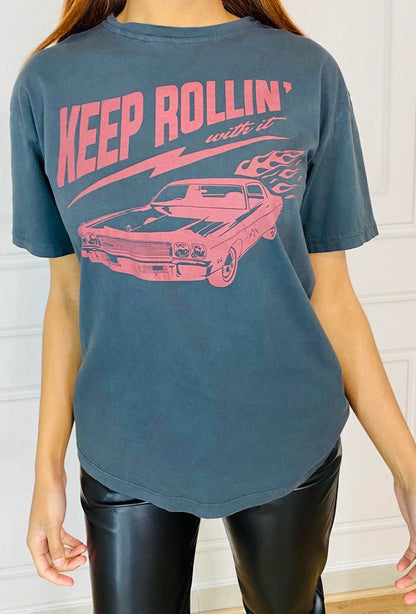 Keep Rollin Vintage Shirt - Gluecksboutique®